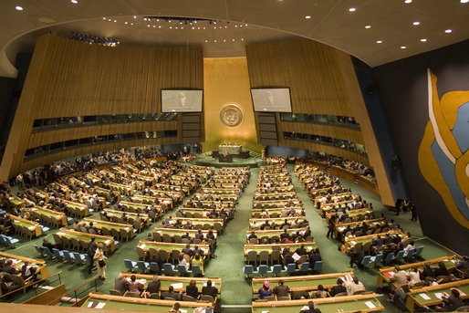Đại hội đồng Liên Hợp Quốc họp bàn về vấn đề Syria.