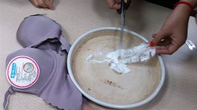 Áo ngực chứa dung dịch lạ: Hà Nội cũng có!