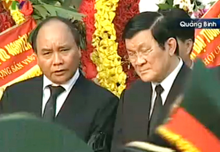 Đại tướng an nghỉ trong lòng đất quê hương