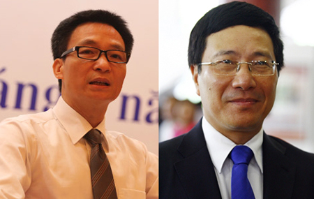 Hai Bộ trưởng Vũ Đức Đam và Phạm Bình Minh được đề nghị phê chuẩn làm Phó Thủ tướng