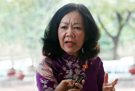 Bà Trương Thị Mai - Chủ nhiệm Ủy ban về Các vấn đề xã hội Quốc hội