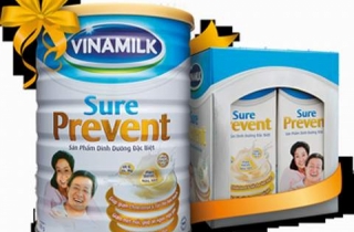 Vinamilk Sure Prevent bổ sung dinh dưỡng cho người già