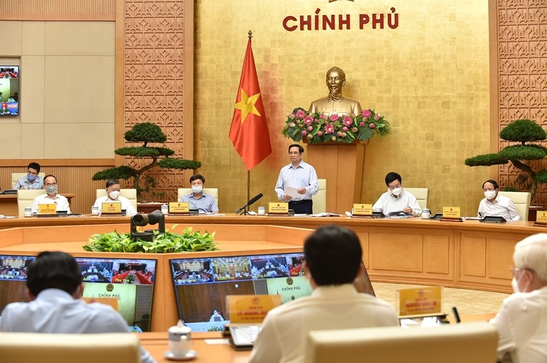 Thủ tướng Phạm Minh Chính: Thực hiện Chỉ thị 16 phải quán triệt phương châm “rõ, nghiêm, chắc, hiệu quả”