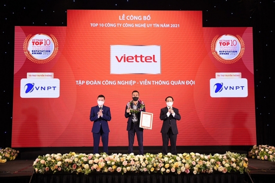 Viettel tiếp tục đứng đầu bảng xếp hạng Công ty Công nghệ thông tin - Viễn thông uy tín nhất Việt Nam