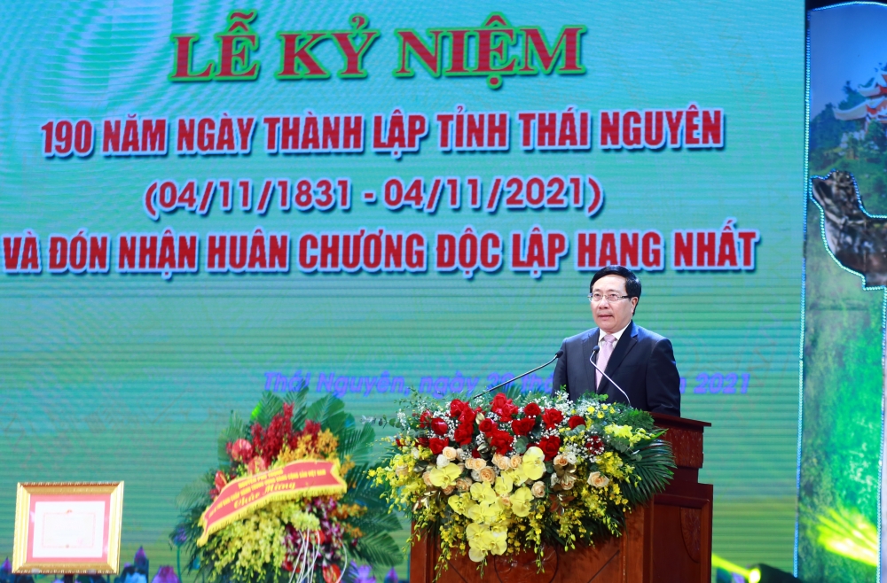 Tỉnh Thái Nguyên đón nhận Huân chương Độc lập hạng Nhất