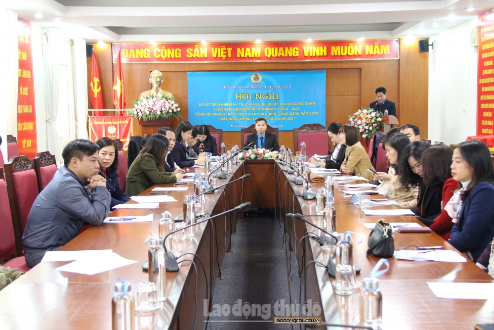 Liên đoàn Lao động huyện Mê Linh phát động phong trào thi đua năm 2021