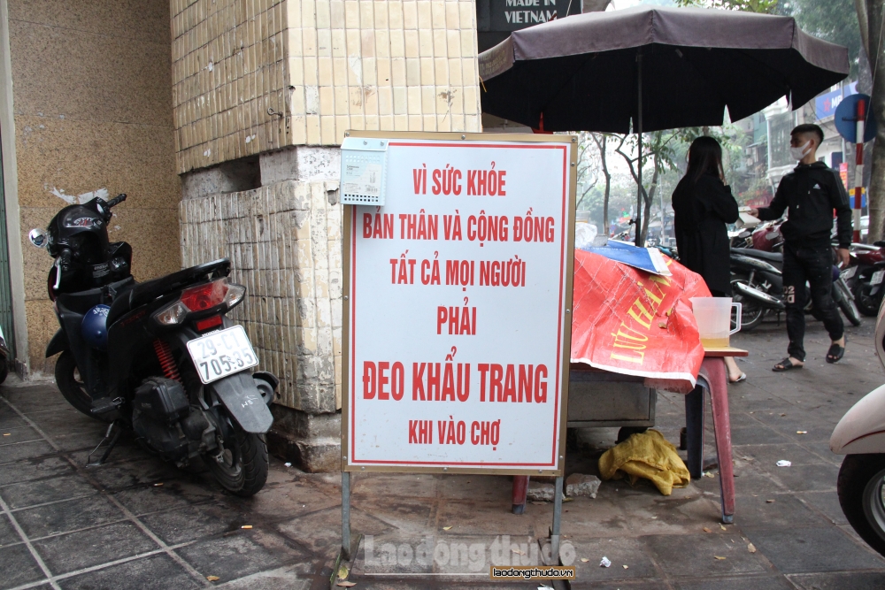 Hà Nội: Chợ dân sinh nghiêm túc thực hiện các quy định phòng, chống dịch Covid -19