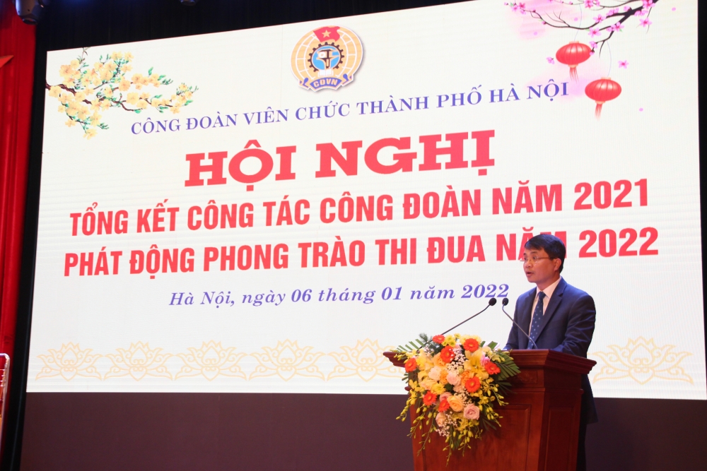Công đoàn Viên chức thành phố Hà Nội: Thực hiện hiệu quả công tác Công đoàn năm 2021