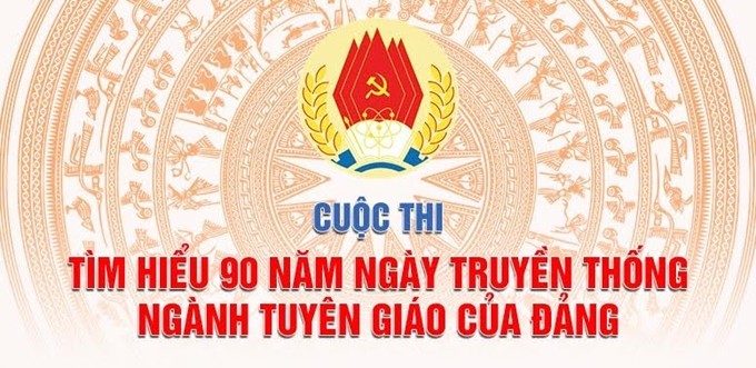 Tổ chức thi trắc nghiệm về lịch sử 90 năm ngành Tuyên giáo