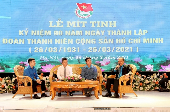 Mít tinh kỷ niệm 90 năm Ngày thành lập Đoàn Thanh niên cộng sản Hồ Chí Minh