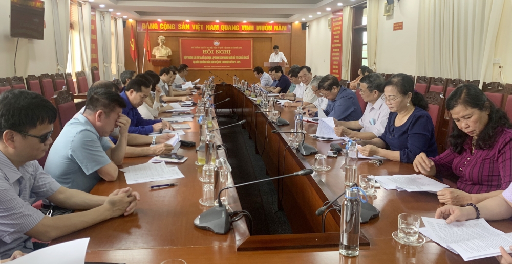 Ủy ban Mặt trận Tổ quốc  Việt Nam huyện Mê Linh tổ chức hội nghị hiệp thương lần thứ ba