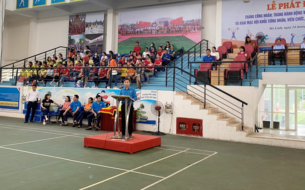 Liên đoàn Lao động huyện Mê Linh phát động Tháng Công nhân năm 2021