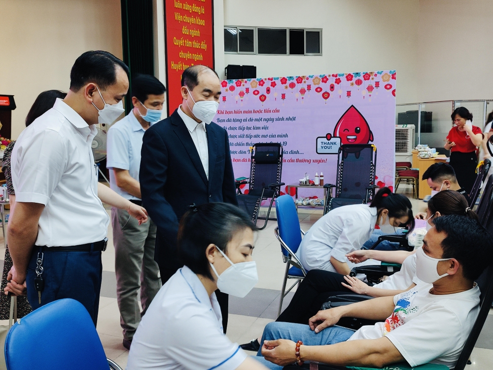 Ngành Y tế Hà Nội phát động phong trào hiến máu tình nguyện năm 2022
