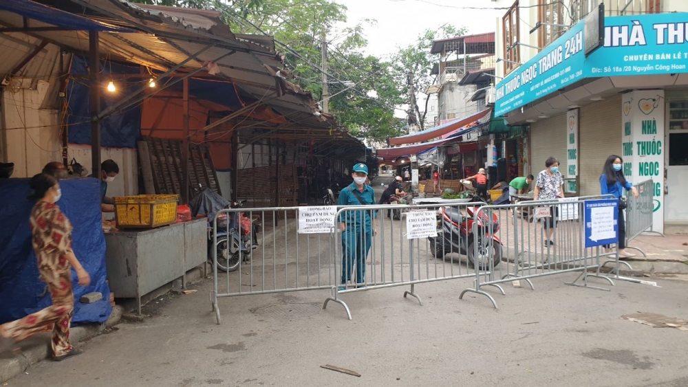 Hà Nội: Chợ tạm, quán bia hơi tạm dừng hoạt động để phòng, chống dịch Covid-19