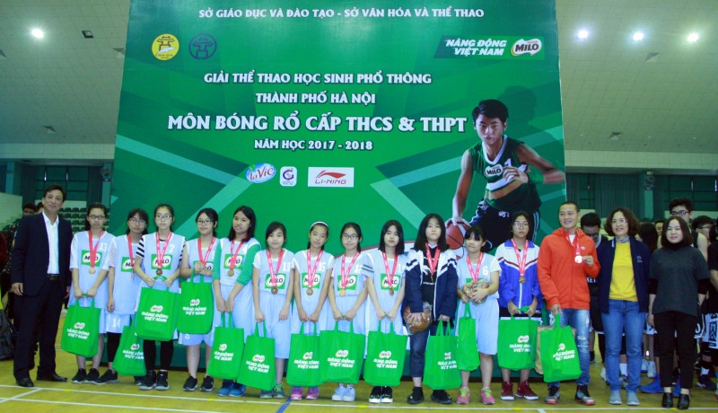 be mac giai bong ro hoc sinh pho thong ha noi nam hoc 2017 2018