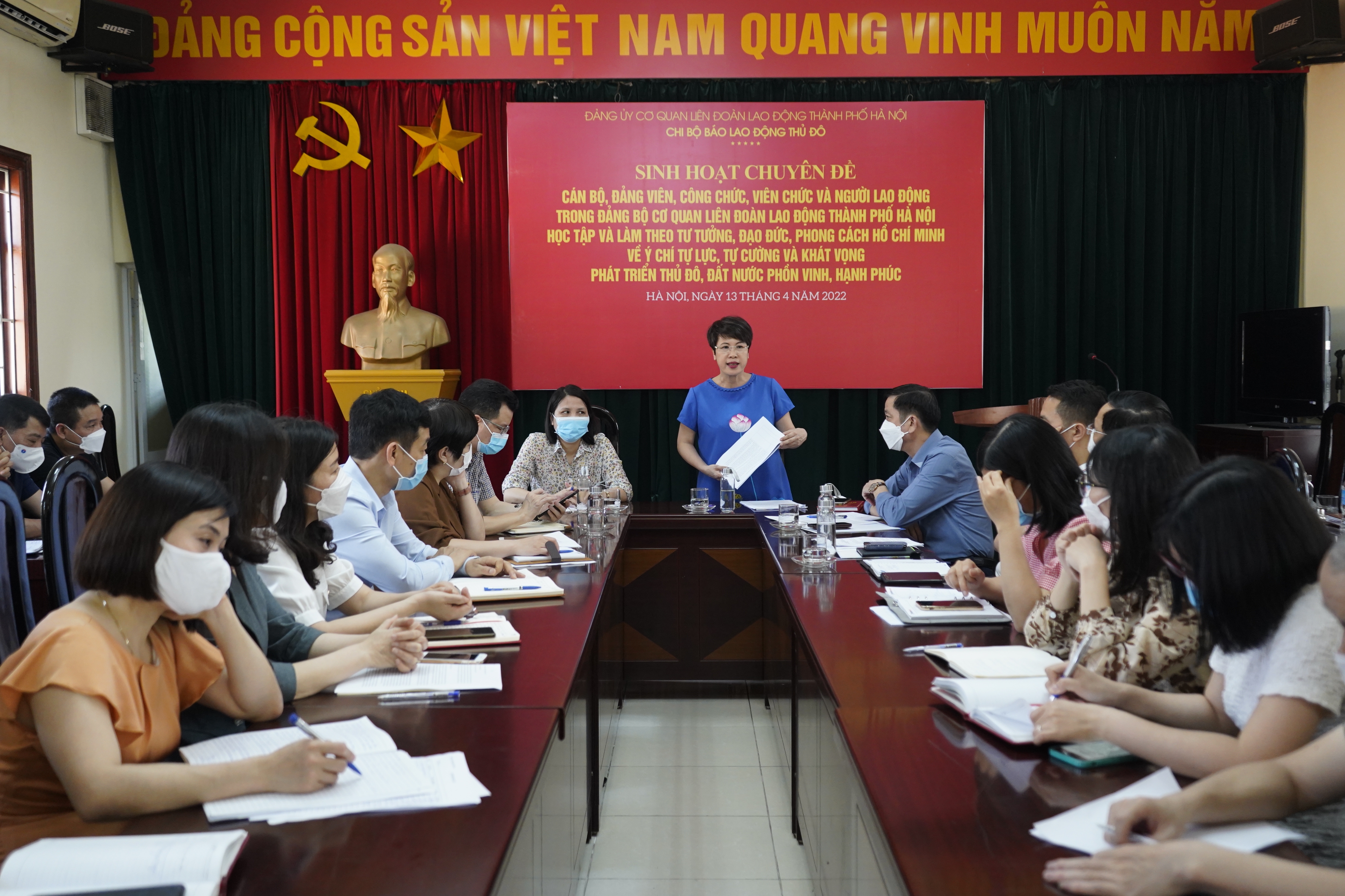 Sinh hoạt chuyên đề học tập và làm theo tư tưởng, đạo đức phong cách Hồ Chí Minh về ý chí tự lực, tự cường