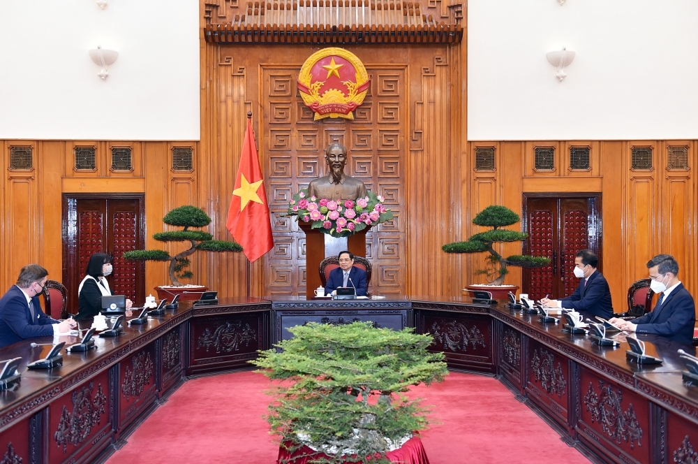 Thủ tướng Phạm Minh Chính đề nghị Chính phủ Rumani tiếp tục hỗ trợ nguồn vắc xin phòng Covid-19 cho Việt Nam