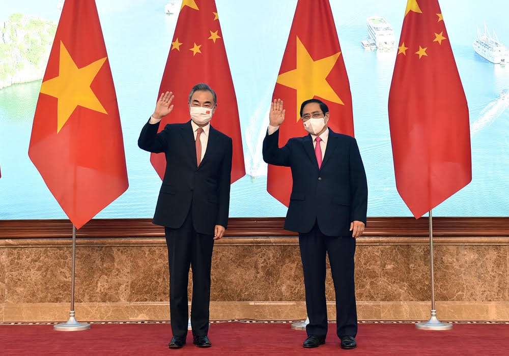 Thủ tướng Chính phủ Phạm Minh Chính tiếp Ủy viên Quốc vụ, Bộ trưởng Ngoại giao Trung Quốc Vương Nghị