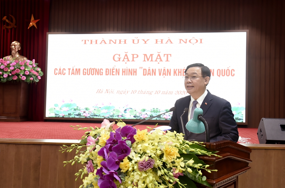 Thành ủy Hà Nội gặp mặt các tấm gương điển hình “Dân vận khéo” toàn quốc