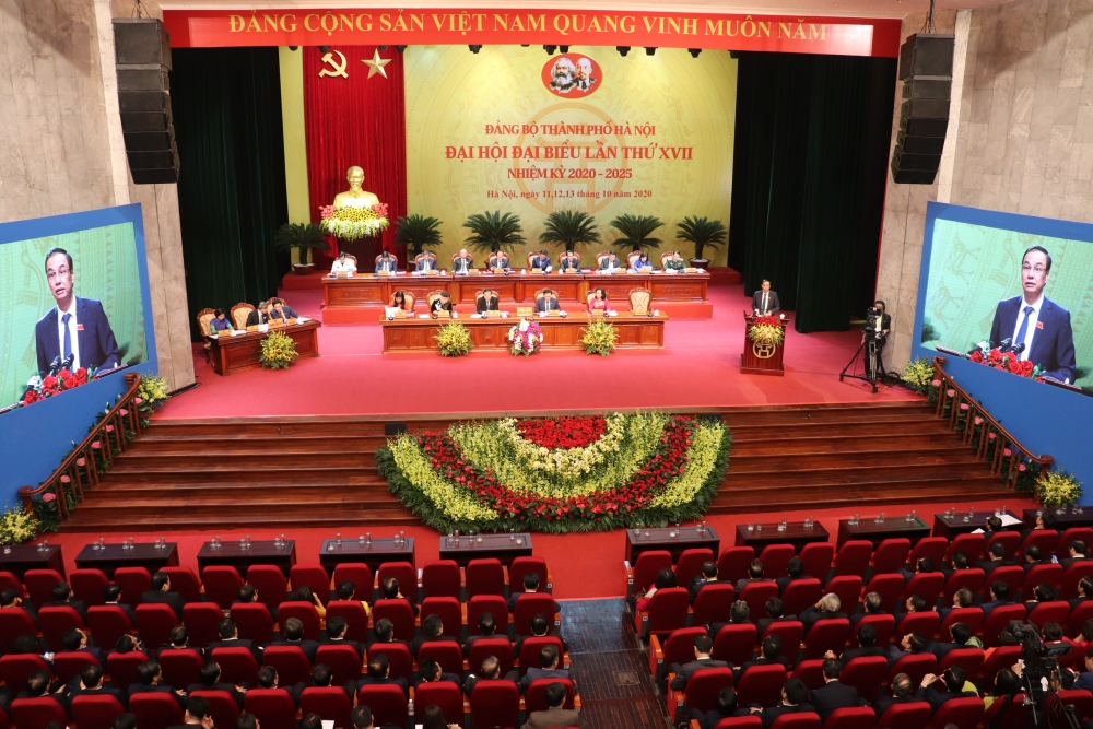 46 đồng chí tái cử Ban Chấp hành Đảng bộ thành phố Hà Nội khóa XVII
