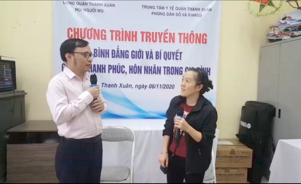 Chất “gia vị” mới trong hoạt động của Hội người mù quận Thanh Xuân