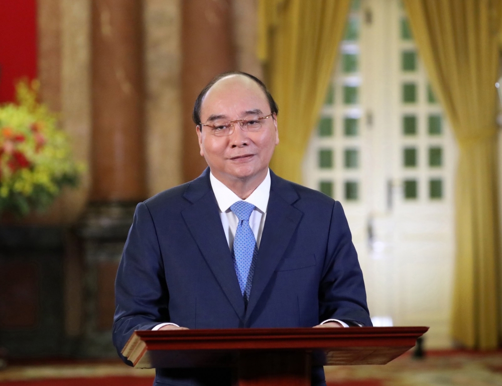 Chủ tịch nước Nguyễn Xuân Phúc kêu gọi cộng đồng doanh nghiệp APEC chung tay ứng phó với biến đổi khí hậu