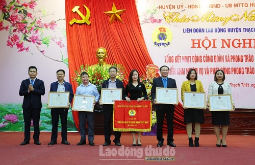 LĐLĐ huyện Thạch Thất tổng kết hoạt động công đoàn năm 2019