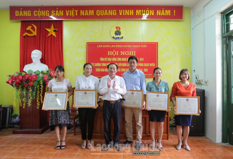 LĐLĐ huyện Thạch Thất nâng cao hiệu quả hoạt động công đoàn