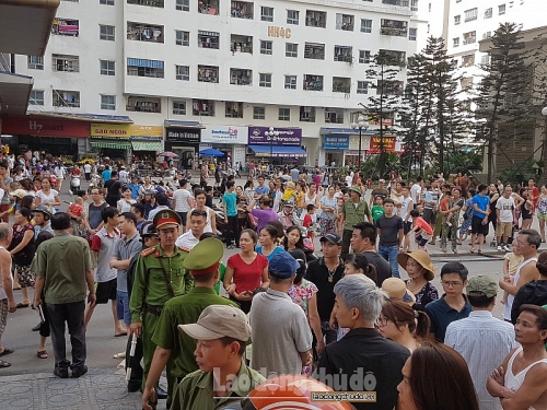 Hàng nghìn người dân Linh Đàm hốt hoảng sau tiếng nổ, ít nhất 4 người bị thương