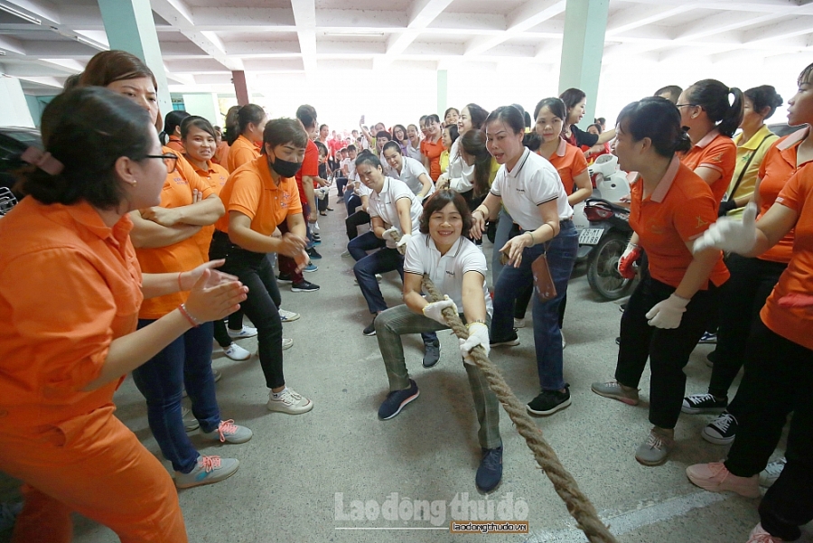 Hơn 1.000 vận động viên tham gia Hội khỏe Công nhân viên chức, lao động quận Hoàn Kiếm