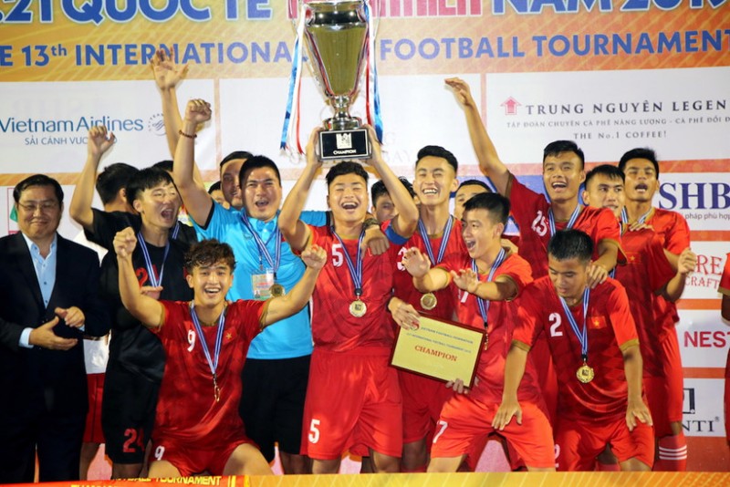 U21 tuyển chọn Việt Nam vô địch Giải U21 quốc tế 2019