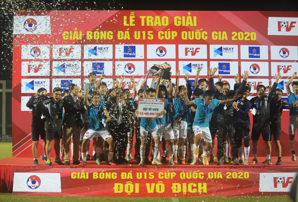 PVF vô địch Vòng chung kết U15 Cúp Quốc gia 2020