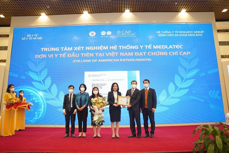 Đơn vị y tế đầu tiên tại Việt Nam đạt tiêu chuẩn CAP về xét nghiệm của Mỹ