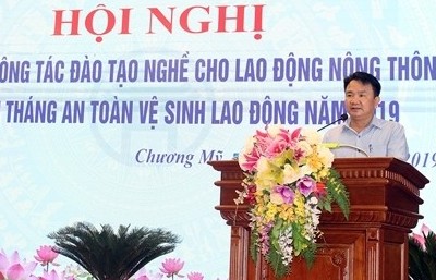 Chương Mỹ: Tăng cường tổ chức đào tạo nghề cho lao động nông thôn