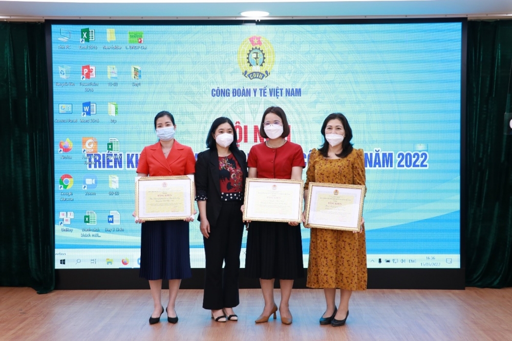 Công đoàn Y tế Việt Nam tổ chức Hội nghị triển khai nhiệm vụ trọng tâm công tác năm 2022
