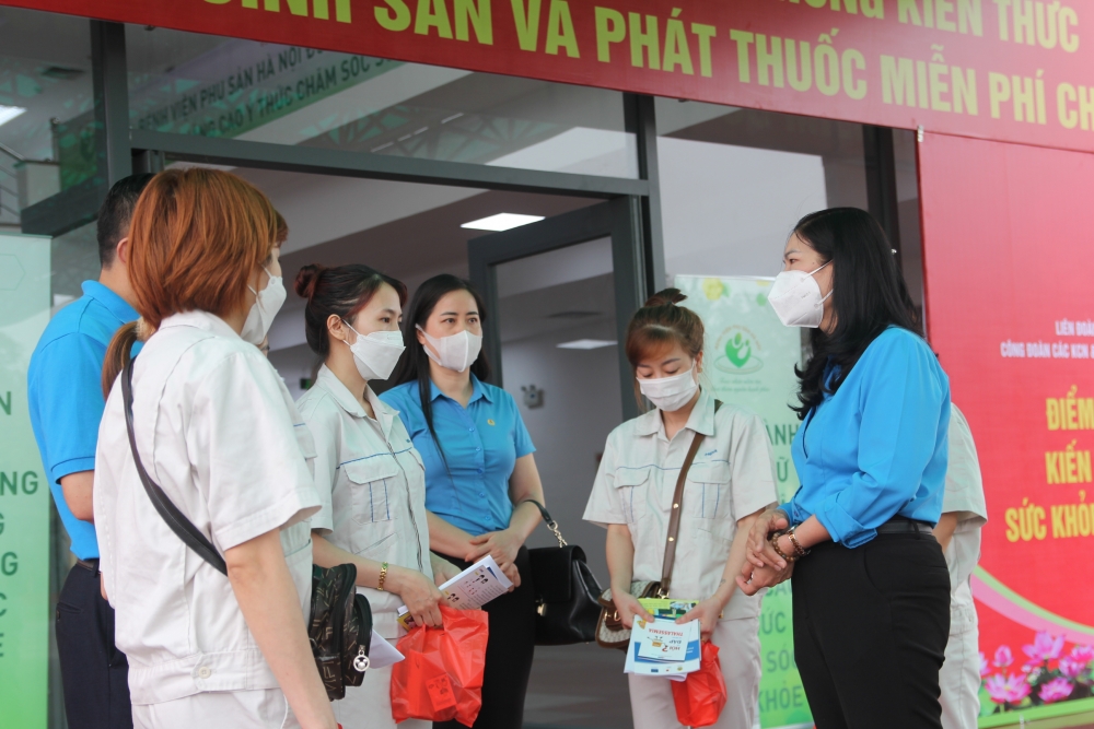 Bệnh viện Phụ sản Hà Nội đồng hành cùng công nhân lao động Thủ đô