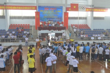 400 vận động viên tham dự hội thao CNVCLĐ