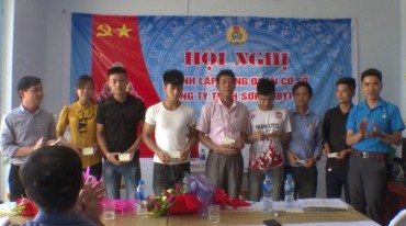 Thành lập công đoàn cơ sở Công ty TNHH Sơn Jubytex