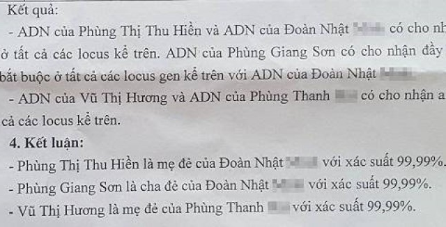 Người mẹ sút gần 10 kg sau khi biết bị trao nhầm con