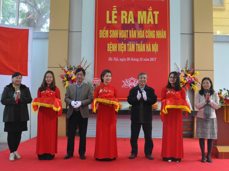 Bệnh viện Tâm thần Hà Nội: Ra mắt điểm sinh hoạt văn hóa công nhân