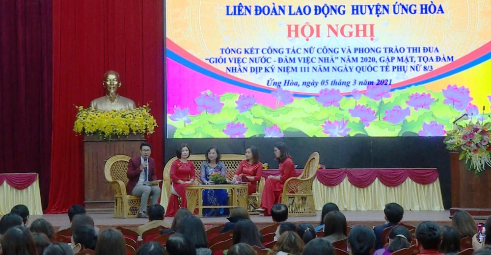 Liên đoàn Lao động huyện Ứng Hòa: Nhiều hoạt động kỷ niệm ngày Quốc tế Phụ nữ