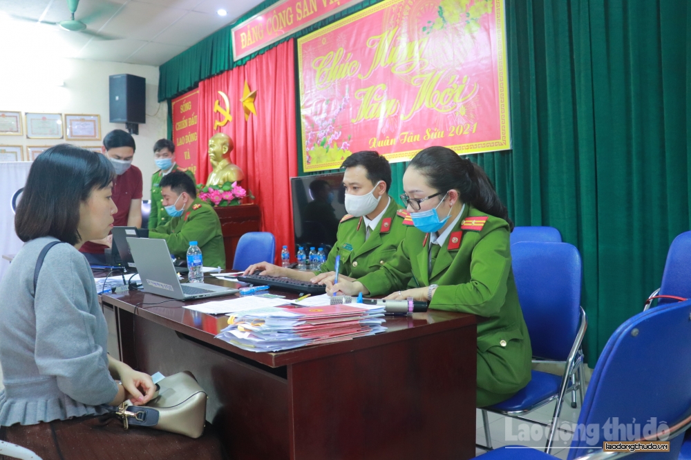 Hà Nội vượt mốc 1 triệu hồ sơ cấp căn cước công dân gắn chíp