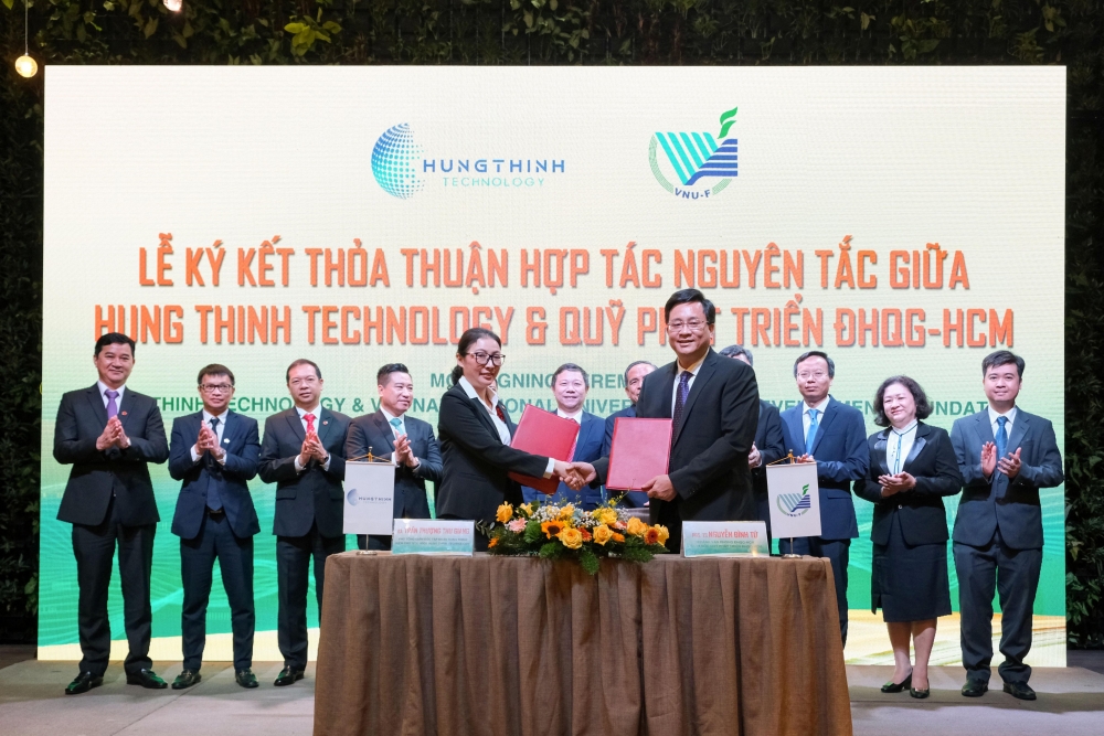 Tập đoàn Hưng Thịnh và Đại học Quốc gia Thành phố Hồ Chí Minh ký kết hợp tác chiến lược