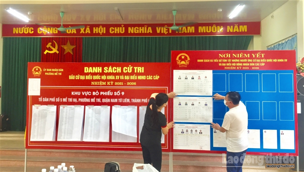 Quận Nam Từ Liêm: Tích cực triển khai, thực hiện công tác chuẩn bị bầu cử