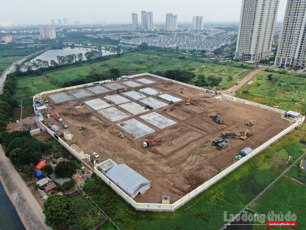 Hà Nội đẩy nhanh tiến độ xây dựng bệnh viện dã chiến quy mô trên 500 giường