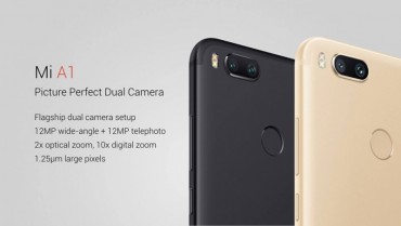 Ra mắt Xiaomi Mi A1 giao diện Android One, camera kép12MP