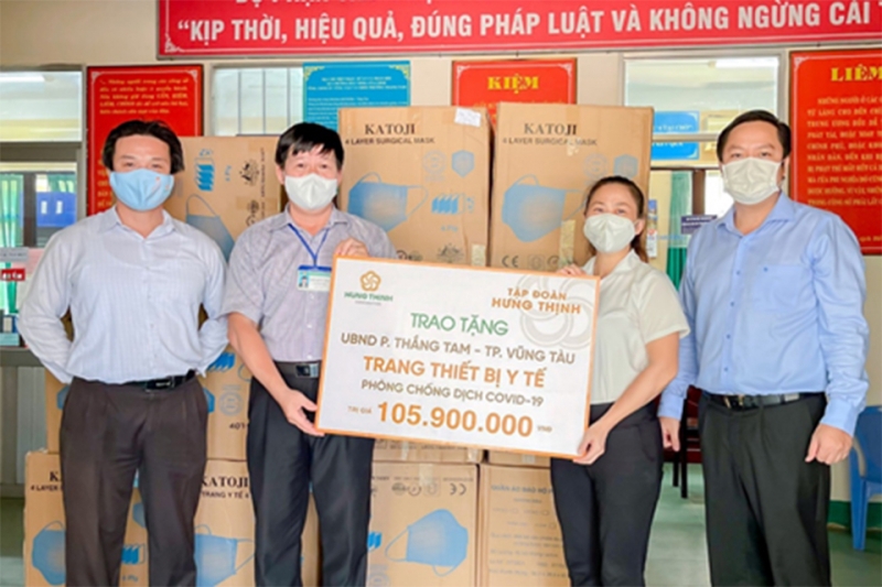 Tập đoàn Hưng Thịnh tiếp thêm nguồn lực giúp các tỉnh, thành chống dịch Covid-19