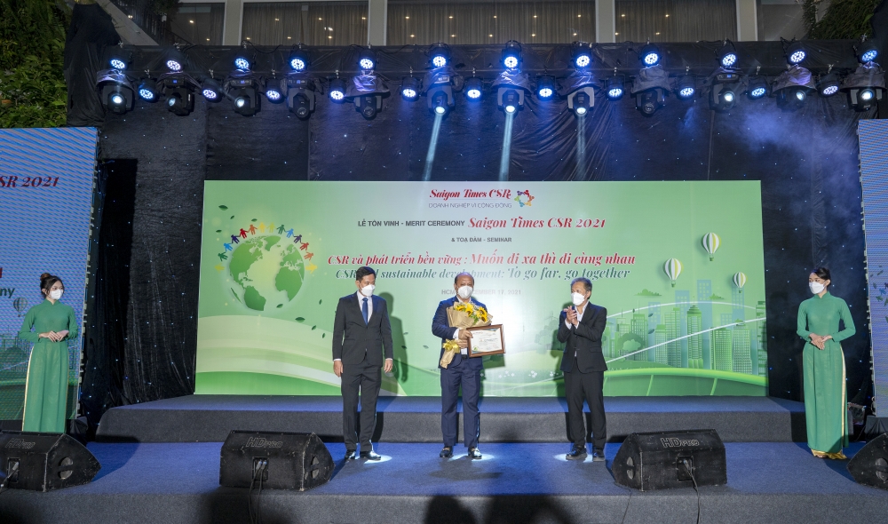 Hưng Thịnh Land được vinh danh Doanh nghiệp vì cộng đồng - SAIGON TIMES CSR 2021