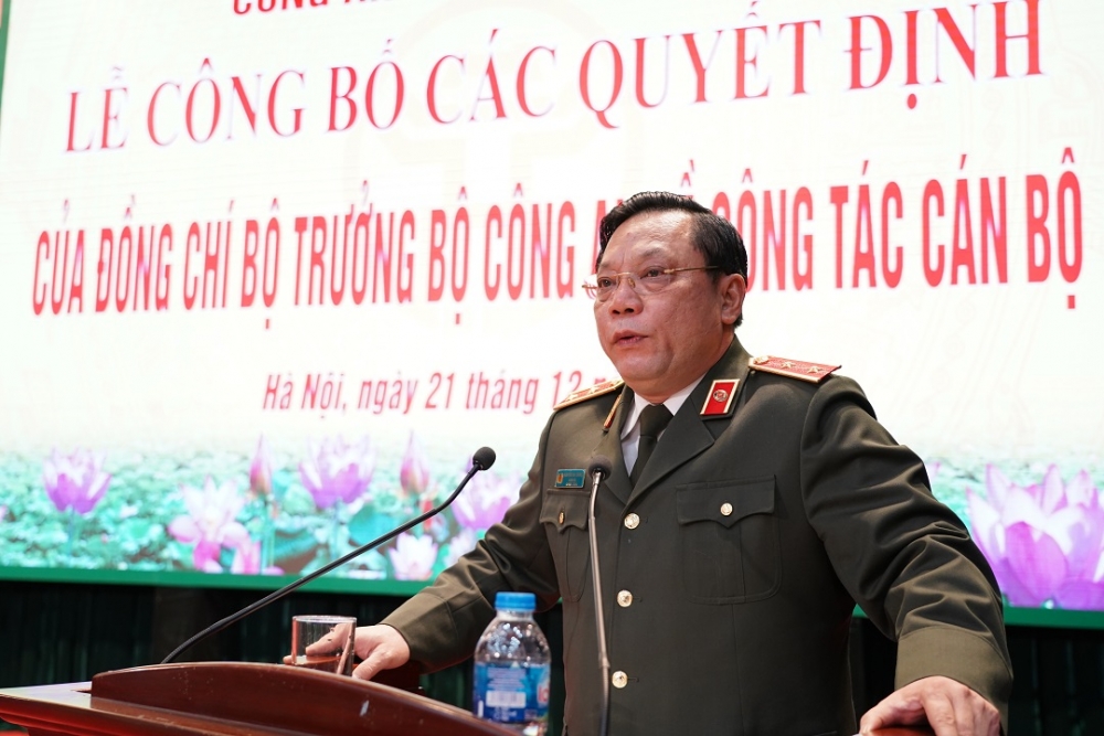 Công an thành phố Hà Nội: Công bố Quyết định của Bộ trưởng Bộ Công an về công tác cán bộ