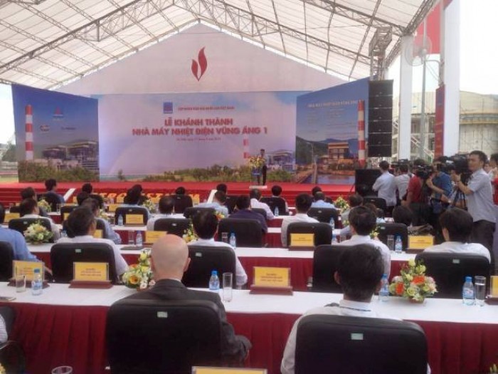 Thủ tướng Nguyến Tấn Dũng dự lễ khánh thành nhà máy nhiệt điện Vũng Áng 1